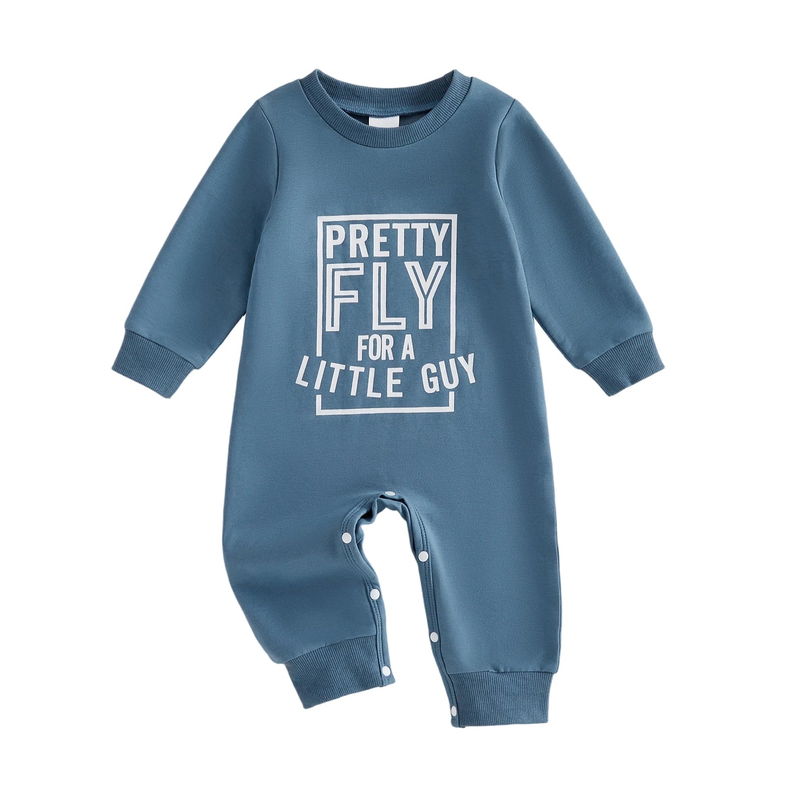 Pretty Fly for a Little Guy Long Sleeve Romper
