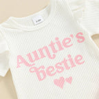 Auntie's Bestie Daisy Flower Outfit
