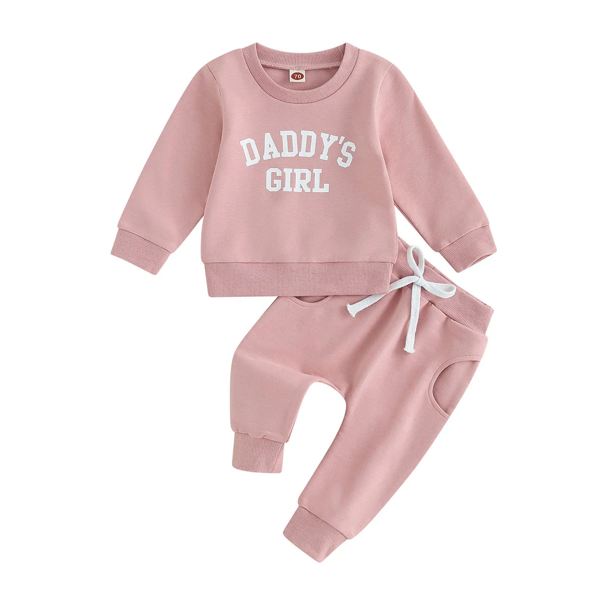 Daddy's Girl Pants Outfit 2Pcs Set