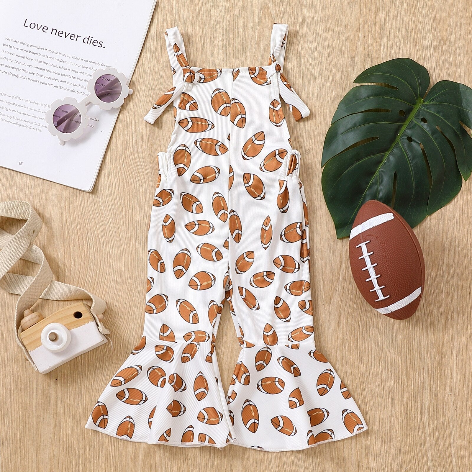 Football Flared Romper