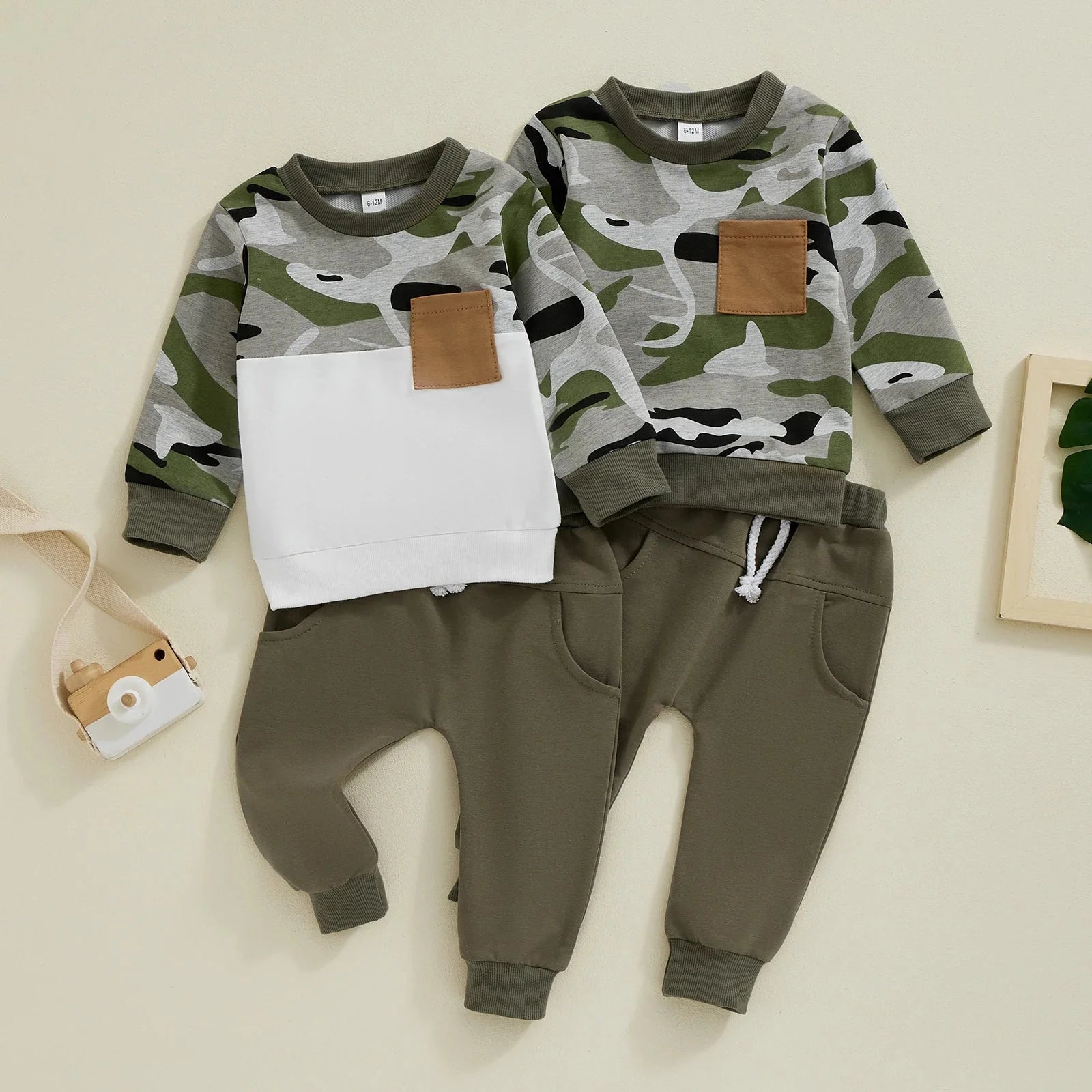 Camo Pocket Top & Pants