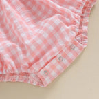 Plaid Whitley Romper & Headband