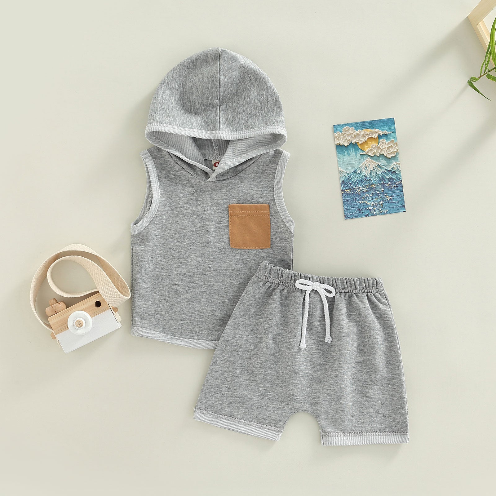 Sleeveless Seth Hoodie & Shorts