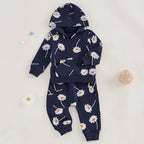 Daisy Flower Hooded Jogger Set