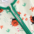 Lady Bug Floral Onesie & Bow