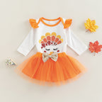 Turkey Time Tutu Thanksgiving Outfit