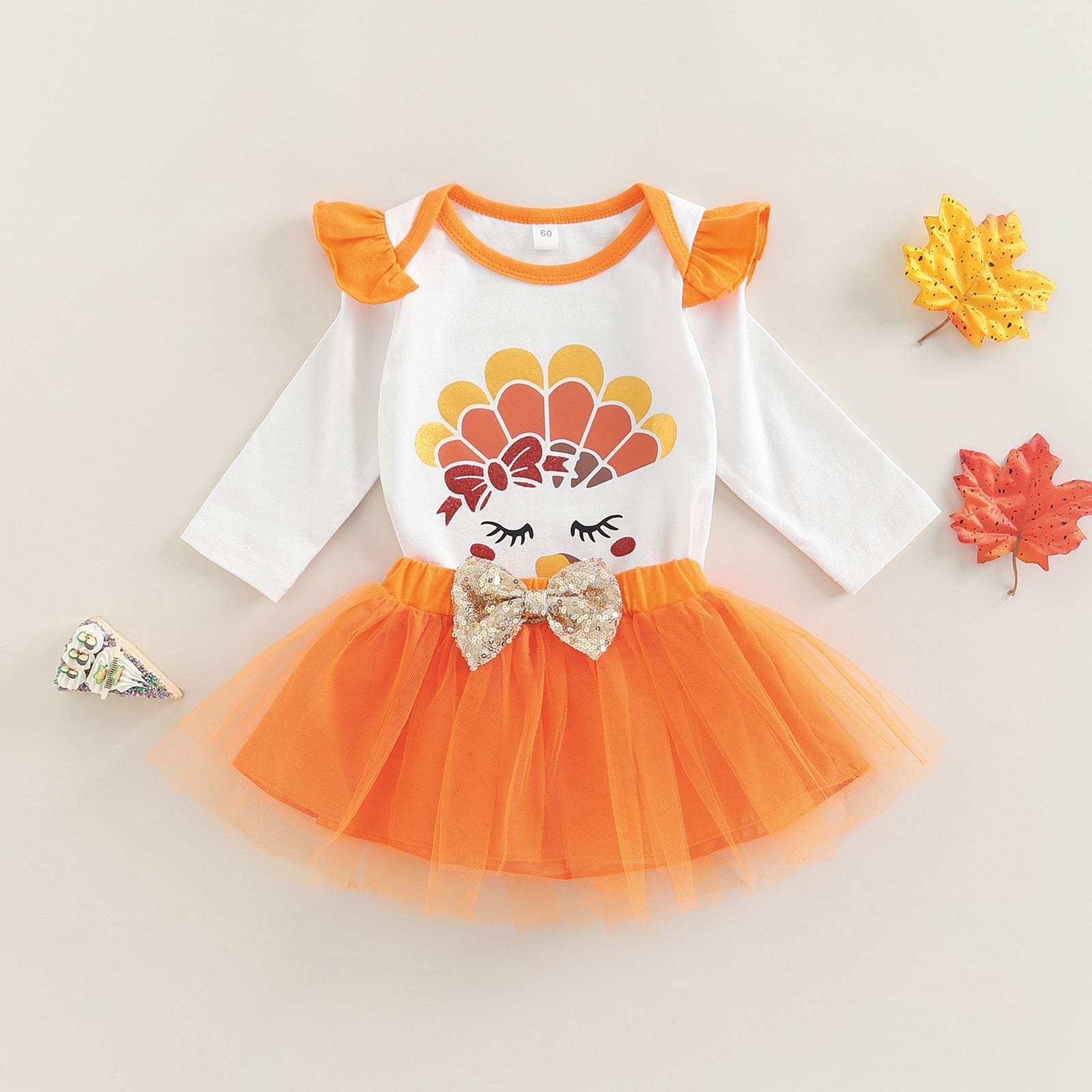 Turkey Time Tutu Thanksgiving Outfit