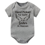Hand Picked for Earth By My Sister in Heaven Onesie