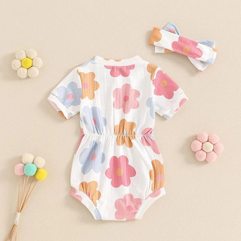 Fruity Flower Onesie & Headband