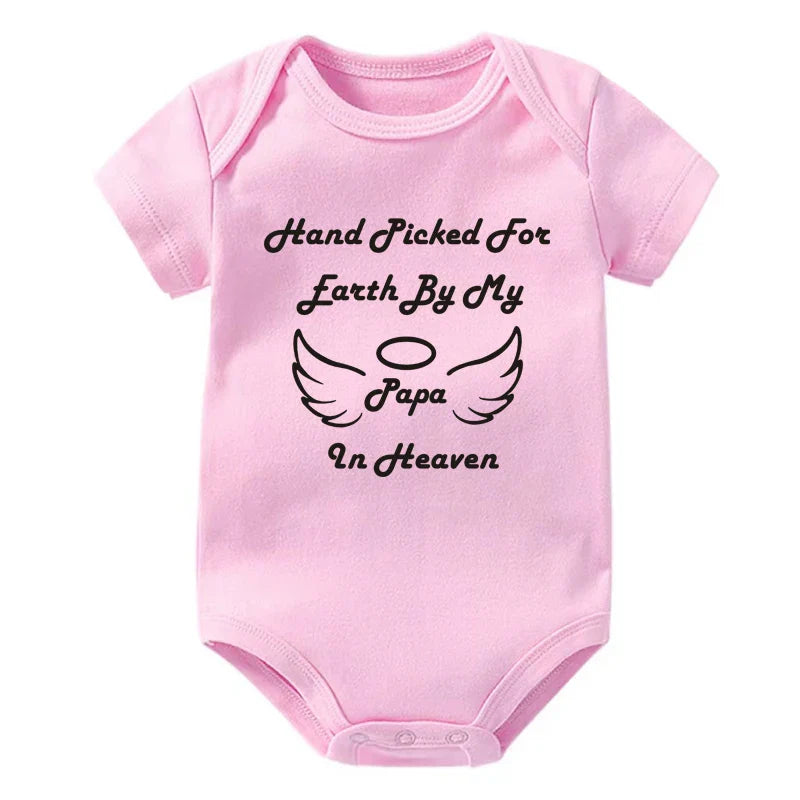 Hand Picked for Earth By My Papa in Heaven Onesie