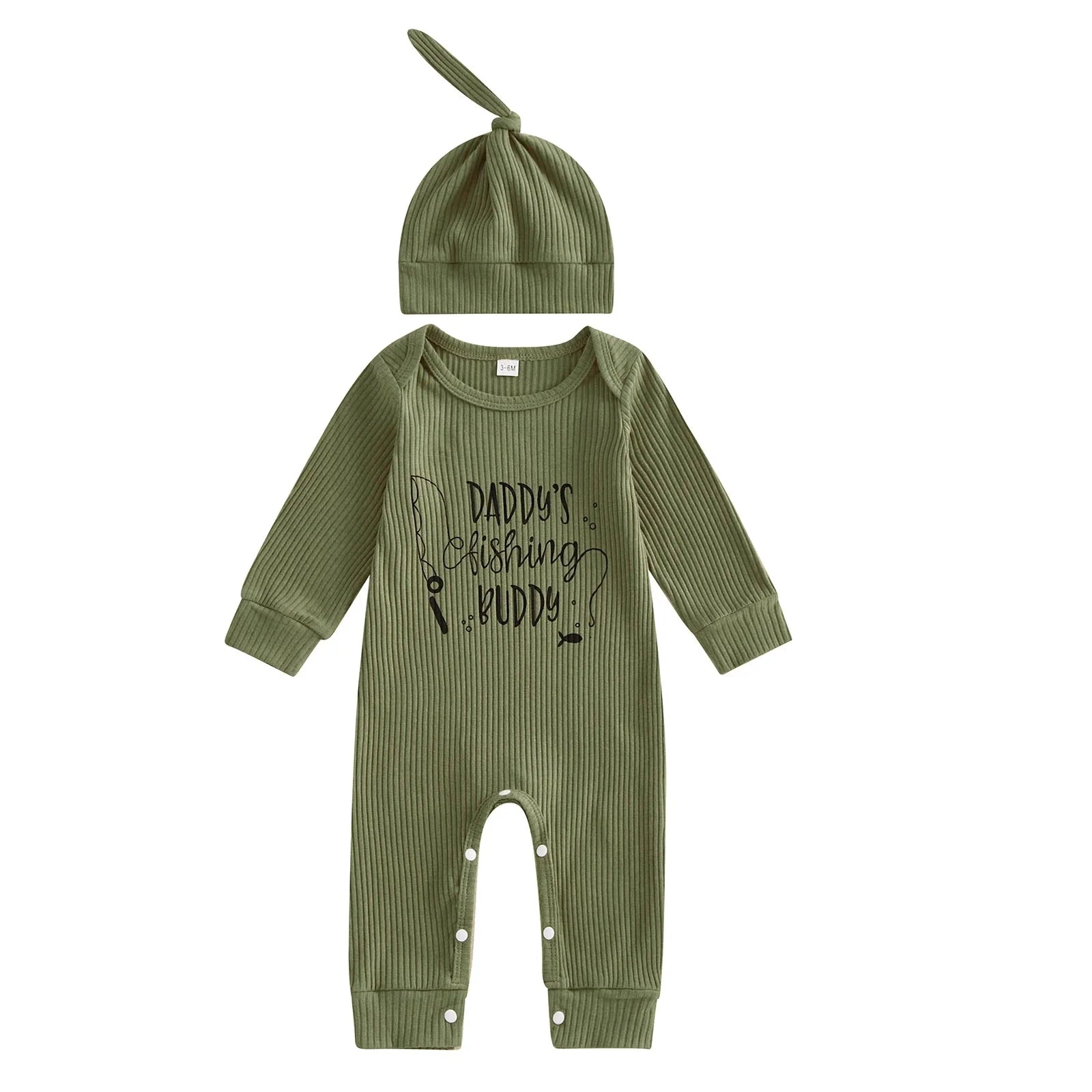Daddy's Fishing Buddy Onesie & Hat