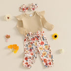 Rellita Ruffled Floral Outfit & Headband