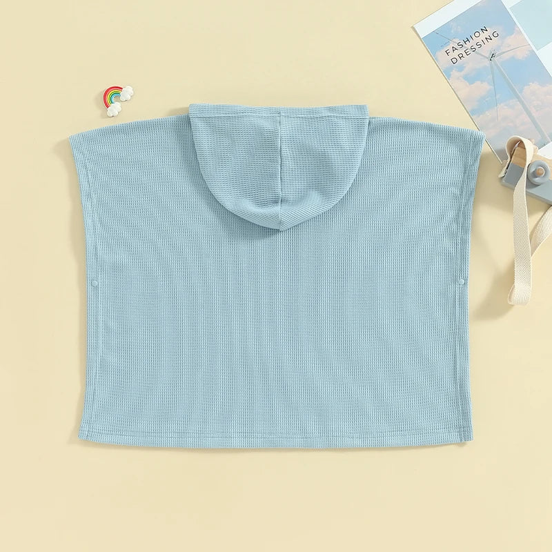 Solid Hoodie Swimsuit Cover Up