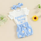 Auntie's Bestie Daisy Flower Outfit