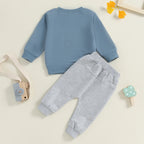 "Nap Snack Repeat" Baby Sweatshirt & Jogger Set