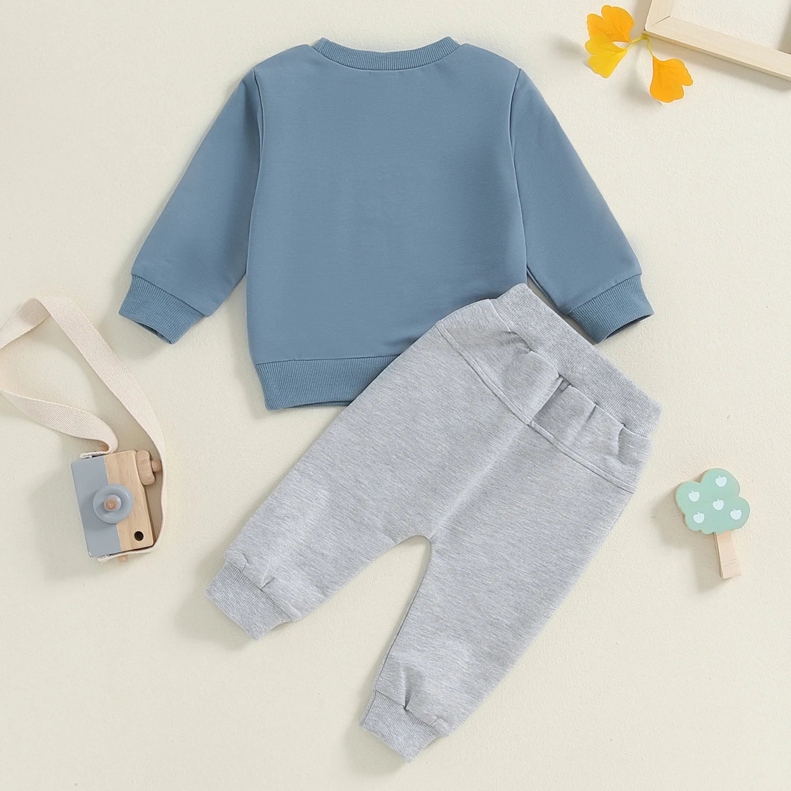 "Nap Snack Repeat" Baby Sweatshirt & Jogger Set