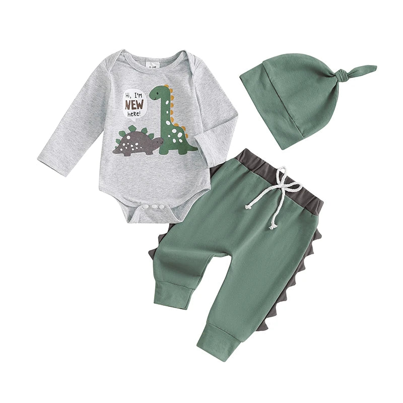 Dinosaur Pants and Sweatshirt