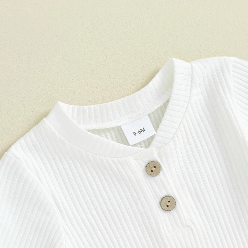 Ribbed Elbow Patch Outfit