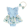 Lace Bunny Easter Dress & Headband