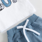 Mama's Boy Cow Print T-shirt & Shorts