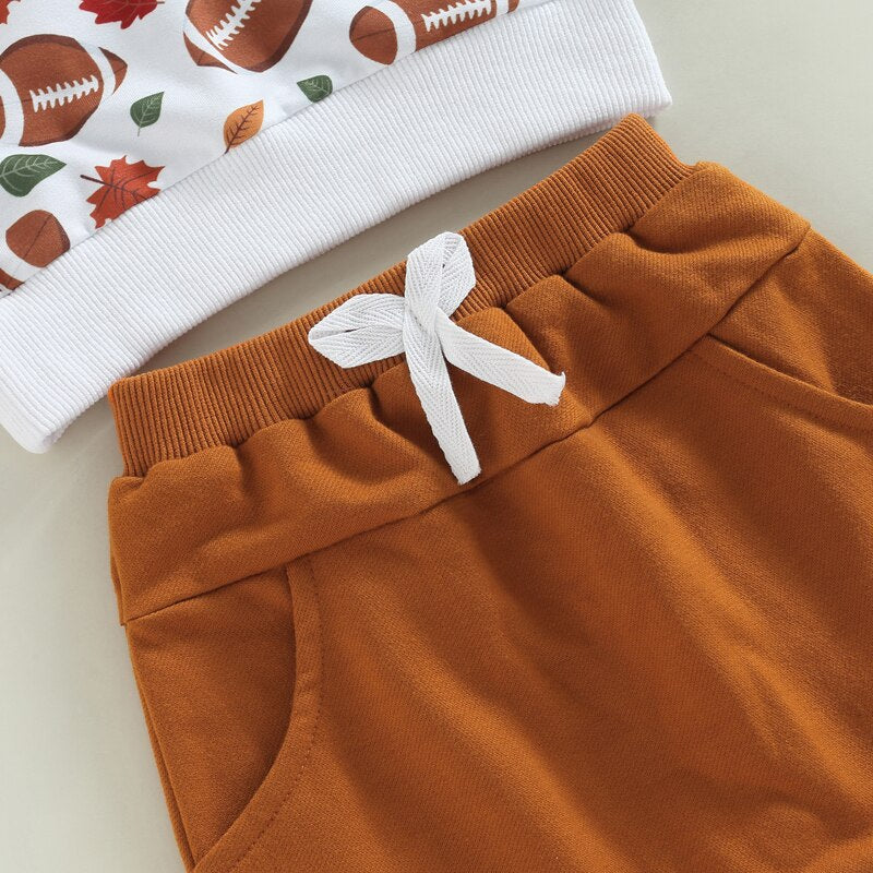 Fall Leaf Football Outfit