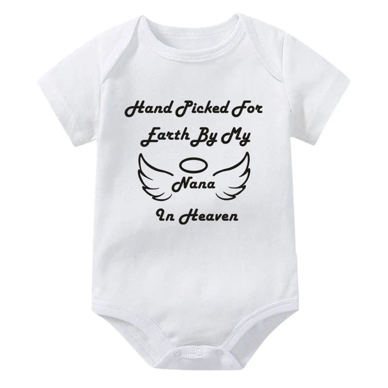 Hand Picked for Earth By My Nana in Heaven Onesie