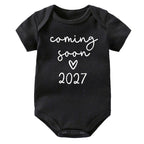 Coming Soon 2027 Baby Onesie