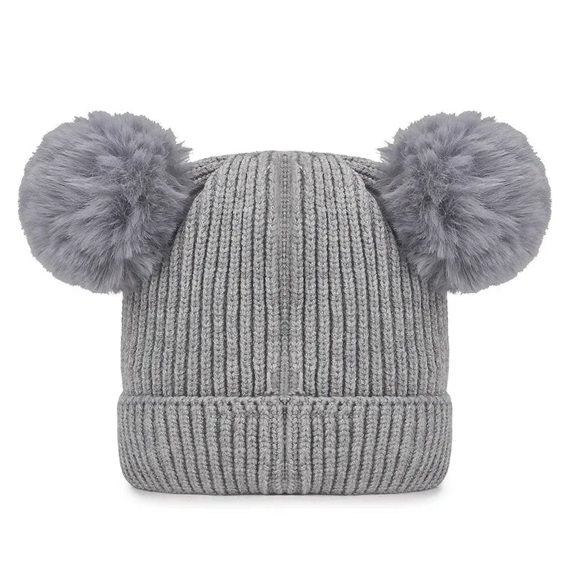 Baby Bear Pompom Hat