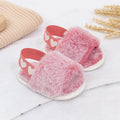Fluffy Heart Sandals