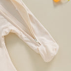 Footie Zipper Onesie & Hat