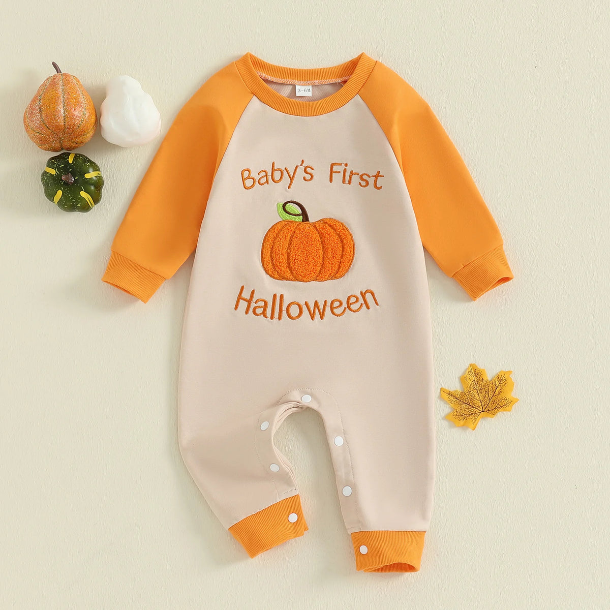 Baby’s First Halloween Pumpkin Romper 🎃