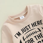 I'm Just Here for the Snacks Football Outfit
