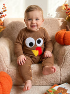 Baby Turkey Thanksgiving Romper
