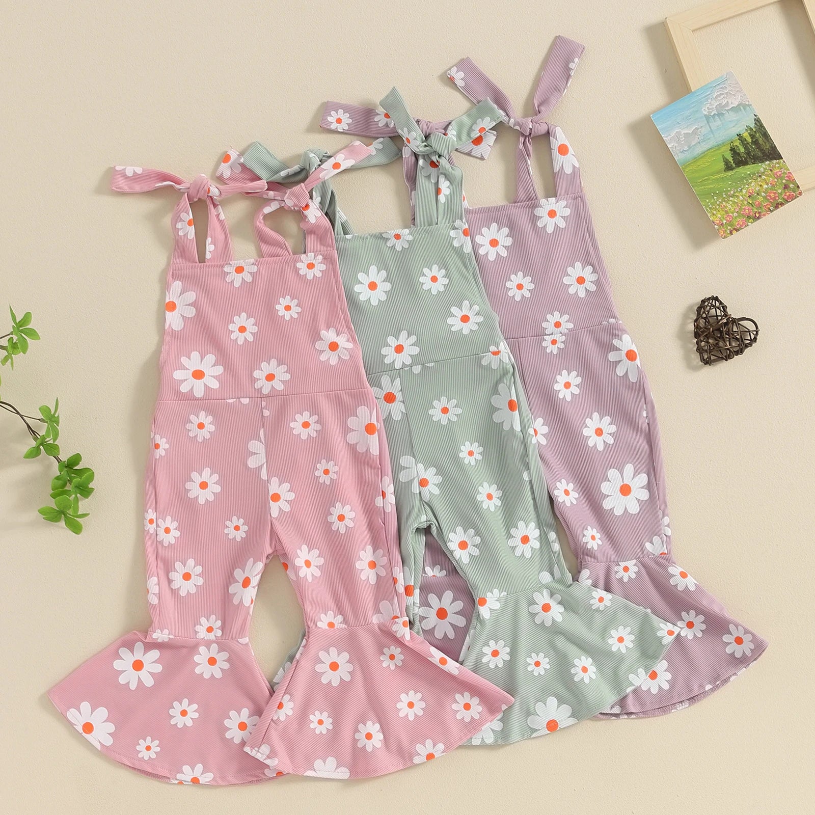 Daisy Belle Baby Girl Flare Jumpsuit 🌼
