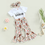 Hello Darlin' Floral Cow Outfit