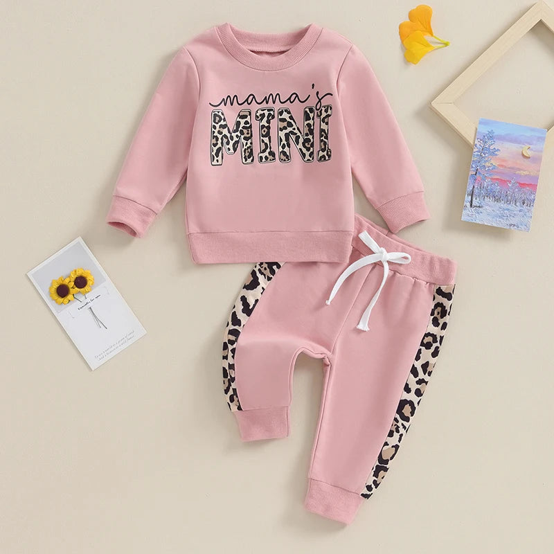 Mama's Mini Leopard Print Outfit
