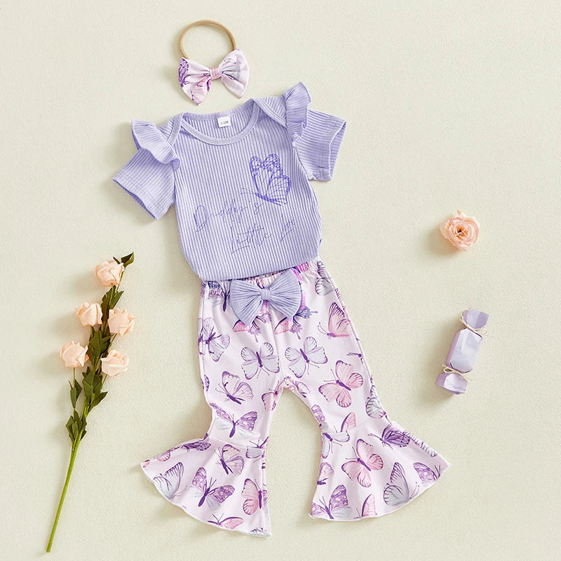 Daddy's Little Love Butterfly Outfit