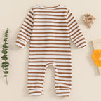 Striped Zipper Onesie