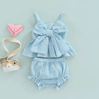 Baby Blue Pin Stripe Outfit