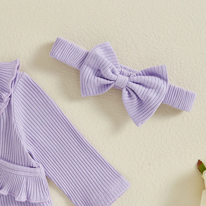 Precious Purple Ruffle Outfit
