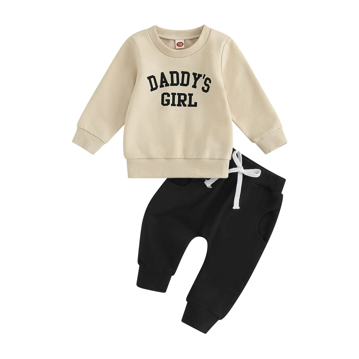 Daddy's Girl Pants Outfit 2Pcs Set