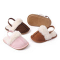 Plush Slip On Strap Shoes