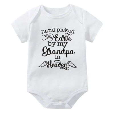 Hand Picked for Earth By My Grandpa in Heaven Onesie