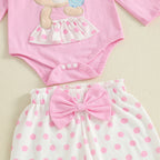 Beary Cute Polkadot Outfit & Headband