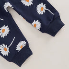 Daisy Flower Hooded Jogger Set