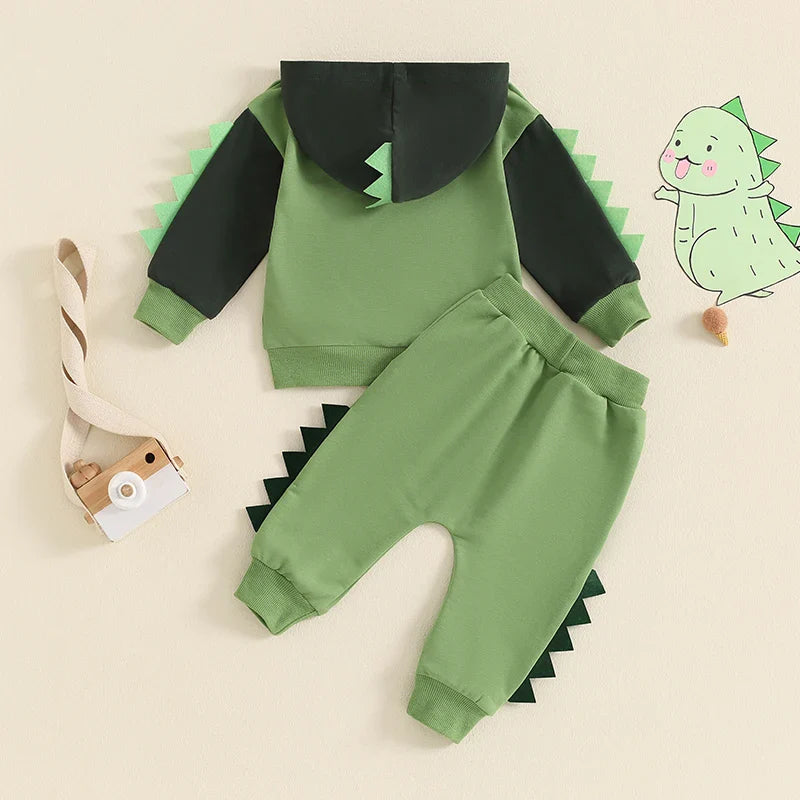 Dinosaur Spike Hoodie & Pants