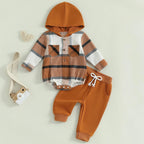 Pelton Plaid Hoodie Onesie & Pants
