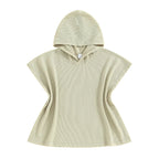 Solid Hoodie Swimsuit Cover Up