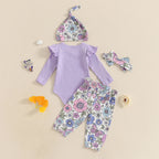 Little Sister 4 Piece Flower Outfit