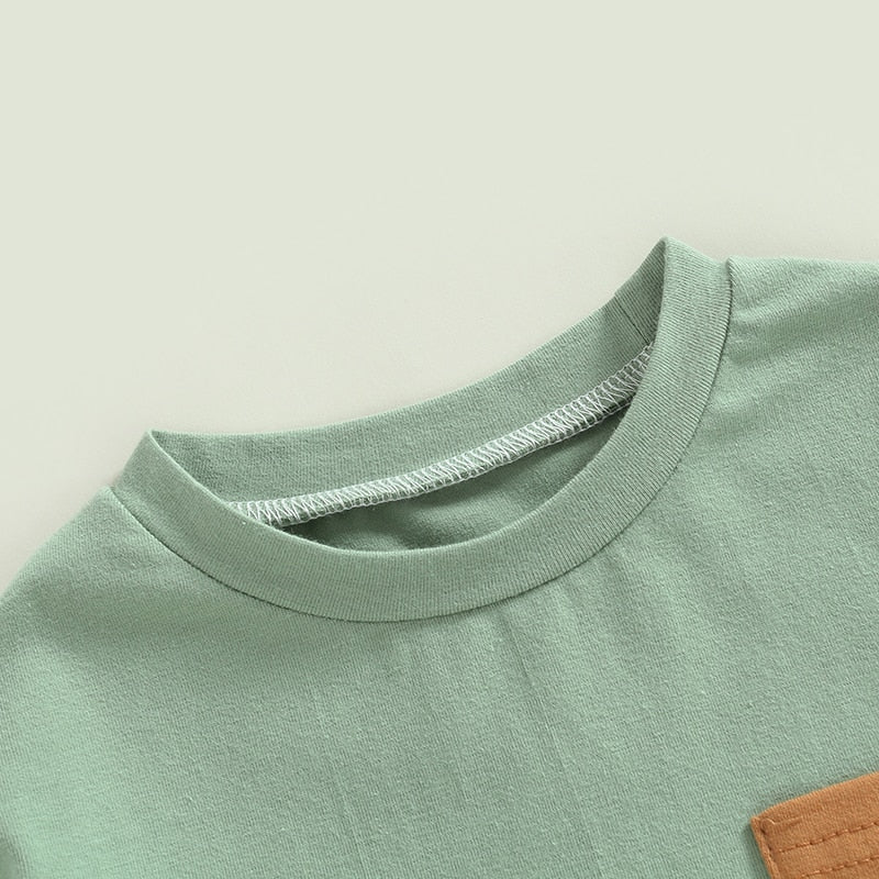 Two Tone Pocket Onesie